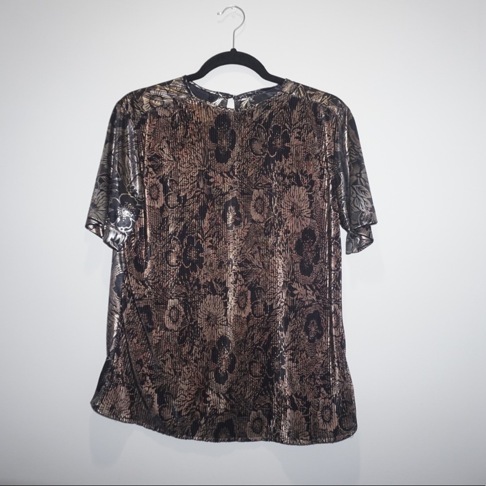 Silk material shirt